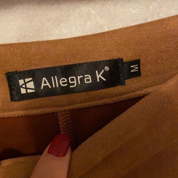 Suede like mini skirt  - Picture 2 of 6